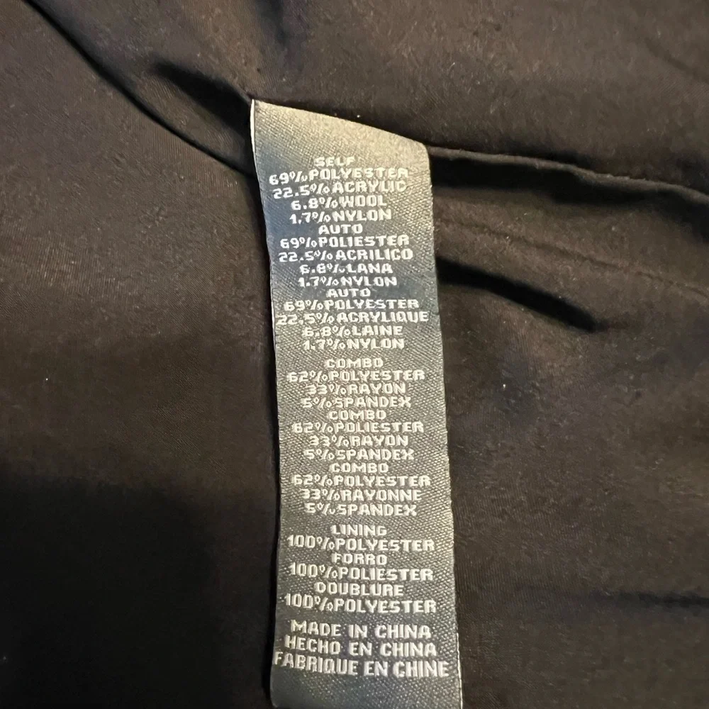 Vince Camuto Black and Tan Midi Button Belt Dress 2 - Picture 10 of 10